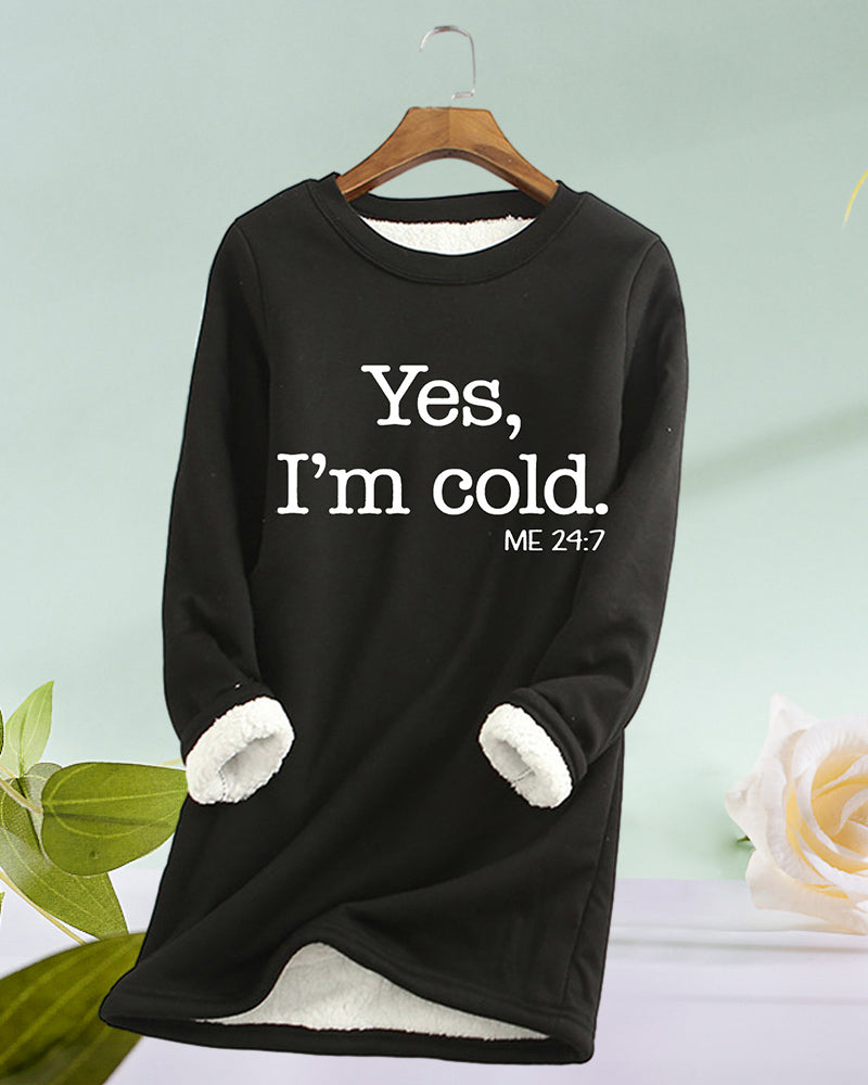Sweatshirt med Engelsk Trykk – Komfortabel Genser for Dame til Hverdagsbruk og Avslappede Anledninger