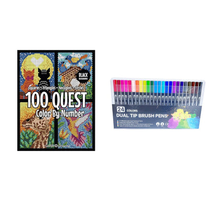 100 OPPDRAG Farge etter Tall Bok