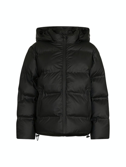 Fox C Puffer Jakke – Vanntett, Vattert og Oversized Boblejakke med Avtagbar Hette