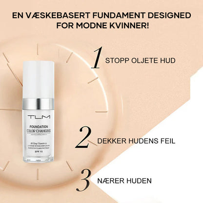 Beste Fargeskiftende Foundation For Moden Hud