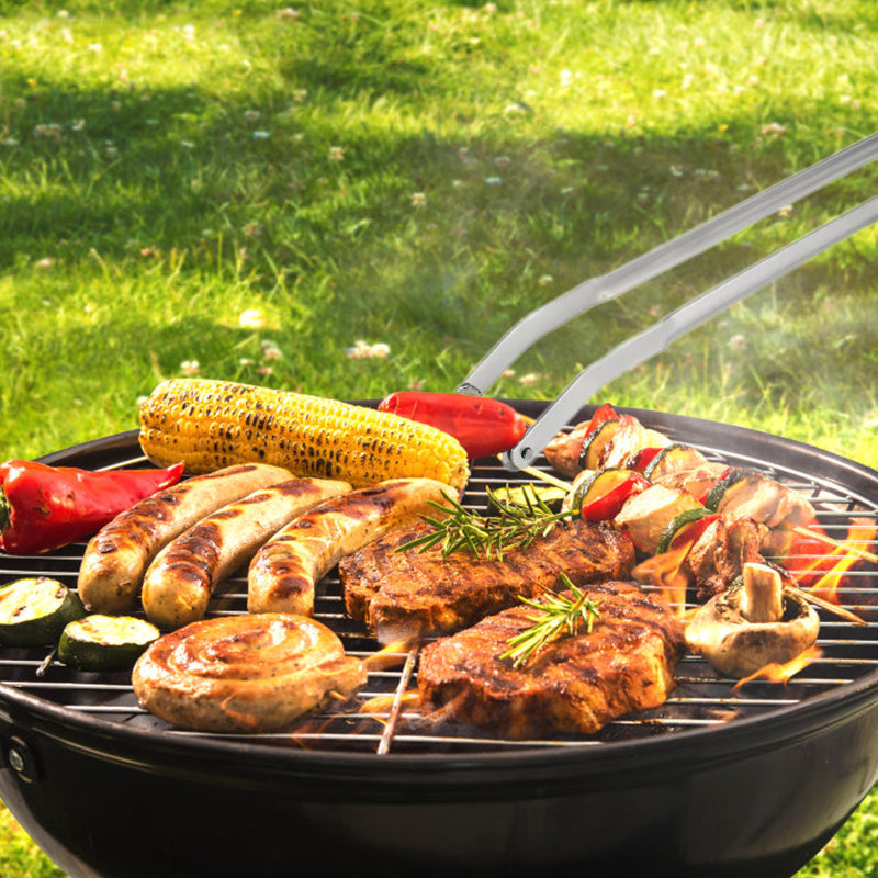 Vendetang til Grillpølser – Ergonomisk Grilltang i Rustfritt Stål for Perfekt Pølsegrilling | Praktisk Kjøkkenredskap for BBQ, Sommerfester og Utendørs Matlaging