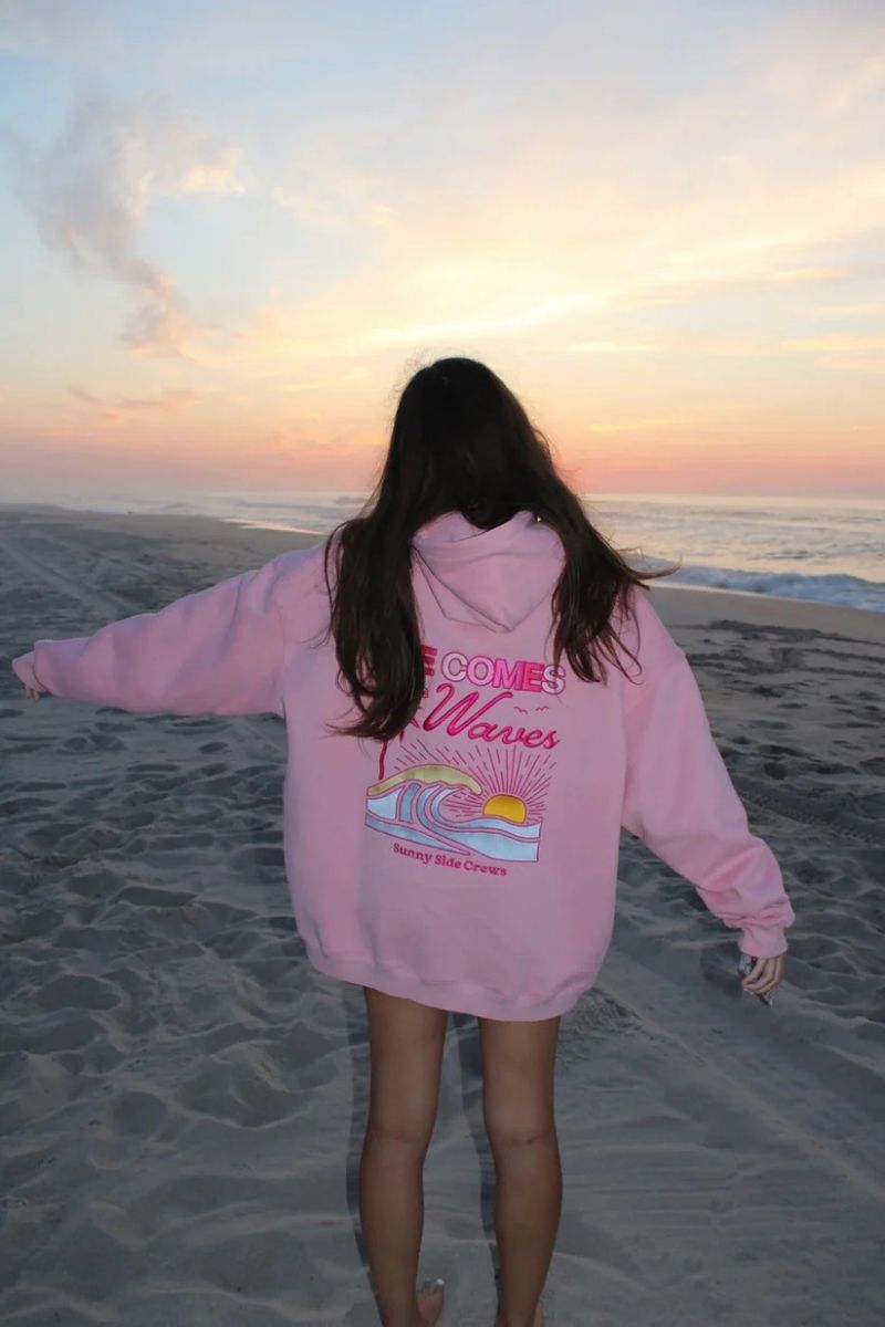 Cecilie™ - Beachy Embroidered Hoodie