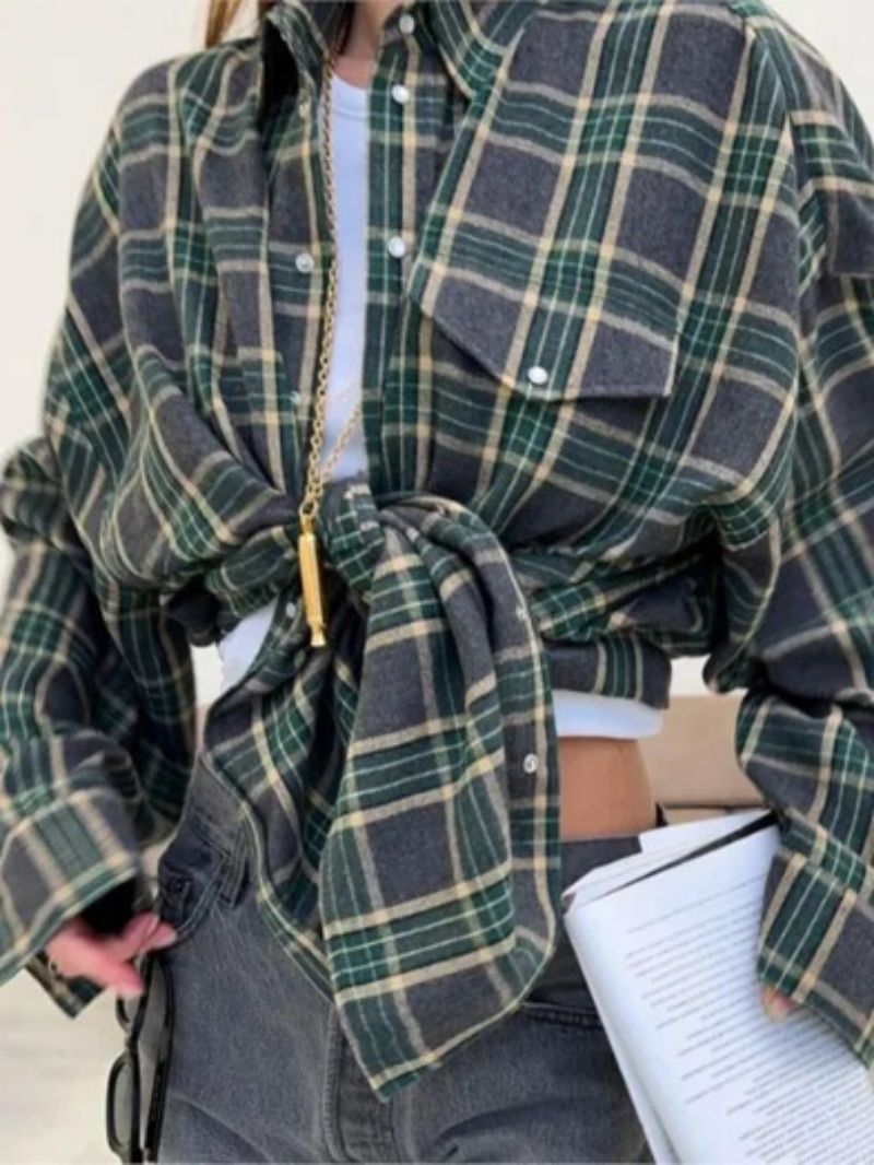 Alva™ - Rutete oversized skjorter