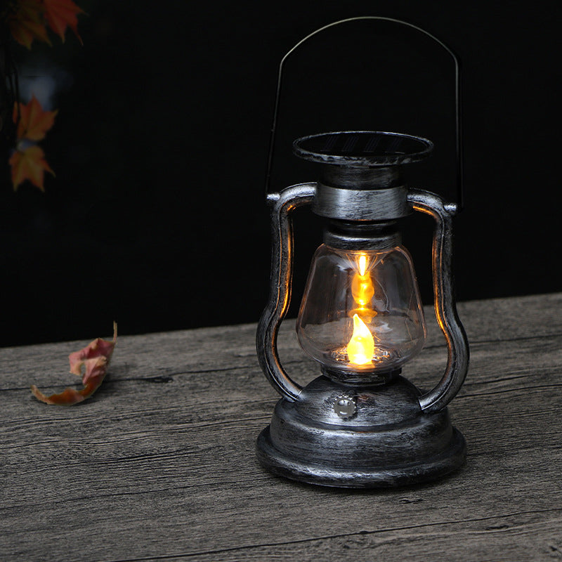 LED Solar Light Retro parafinlampe