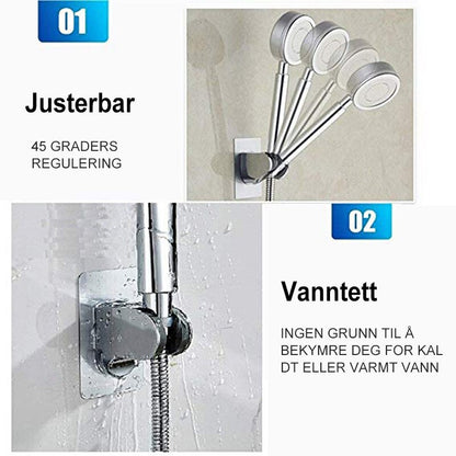 (🎄JULESALG NÅ-50% AVSLAG) Selvklebende dusjhodeholder