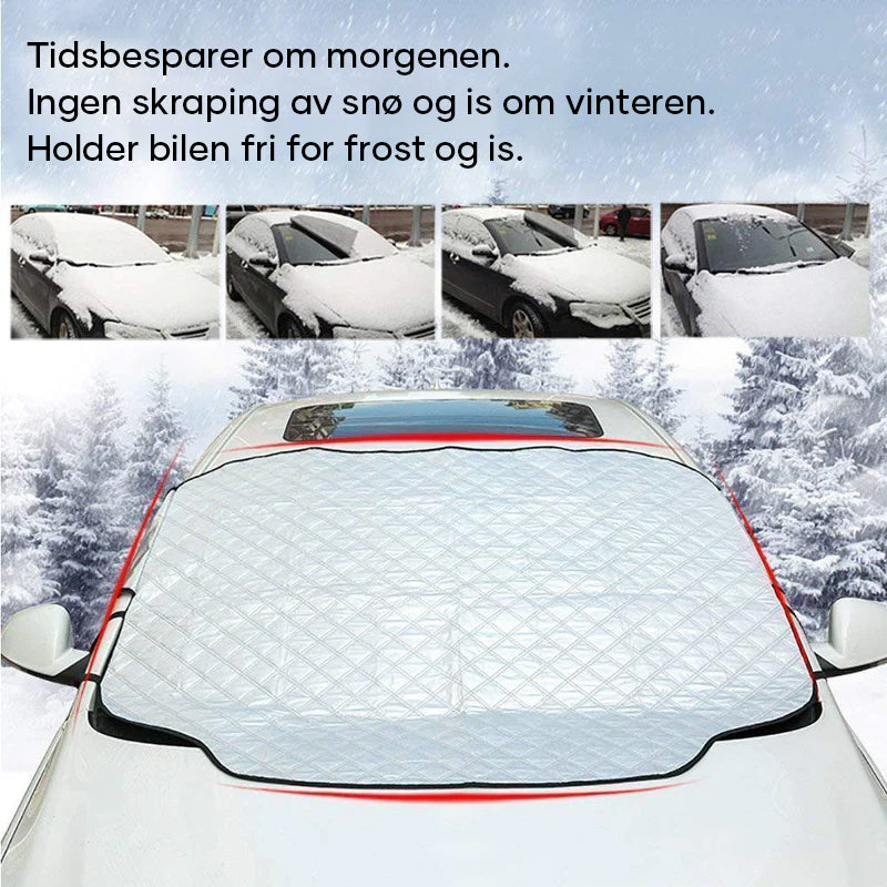 Magnetisk Frontrutedeksel for Bil – Isolert Beskyttelse mot Snø, Frost & Sol