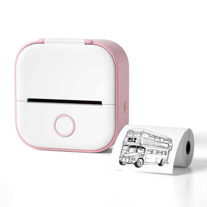 Mini bærbar Bluetooth-skriver