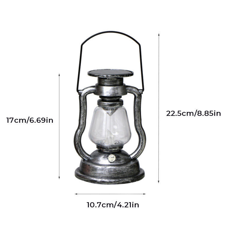 LED Solar Light Retro parafinlampe