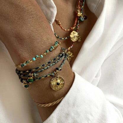 Inca™ - Vintage håndlaget armbånd og halskjede