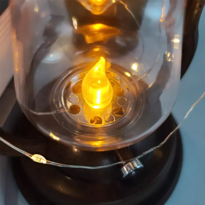 LED Solar Light Retro parafinlampe