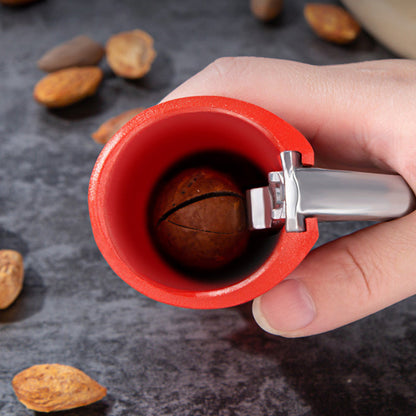 Premium Nøtteknekker i Aluminium - Ergonomisk Design for Enkel Åpning av Nøtter