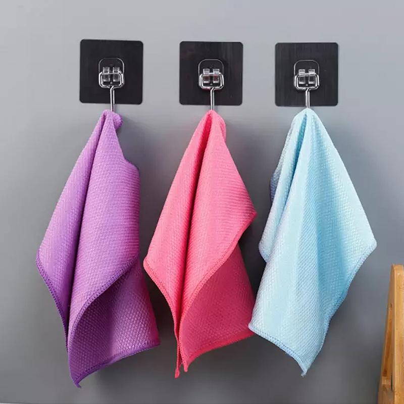 Fiskeskjell Mikrofiber Poleringsklut – Effektiv Rengjøring for Glass, Speil og Rustfritt Stål