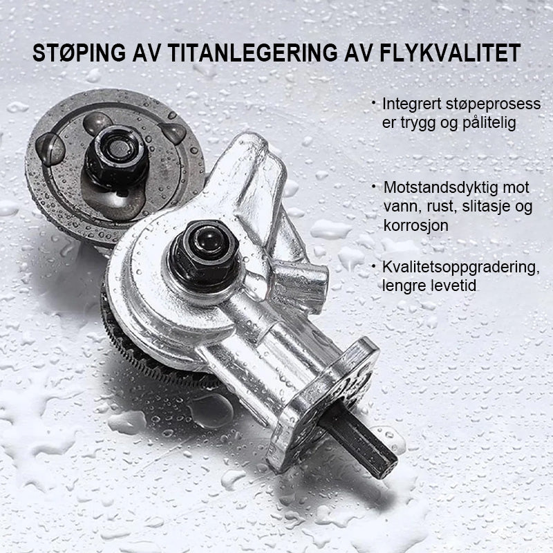Metall Nibbler Boremaskinvedlegg – Presisjonsverktøy for Metallkutting, Passer til Drill, Skjærer Stål, Aluminium, Plast, Praktisk for DIY og Verksted