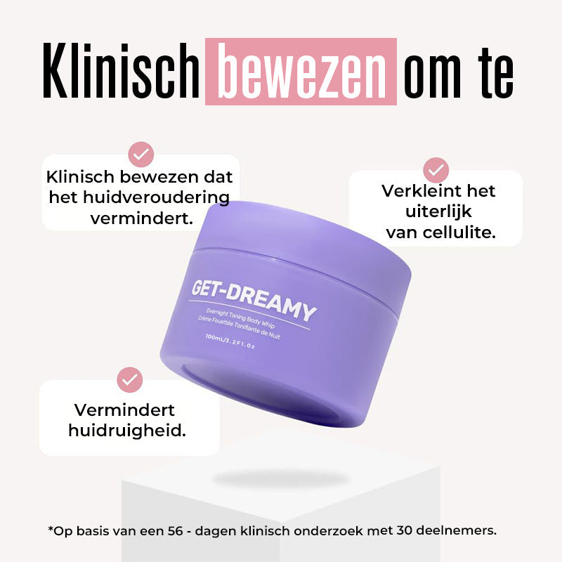 Toningskrem for kroppen over natten