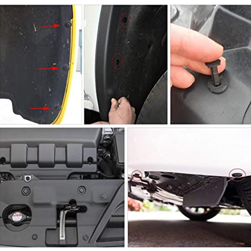 Bilkropp Plastnagler Festing – Slitesterke Universale Klips for Biler
