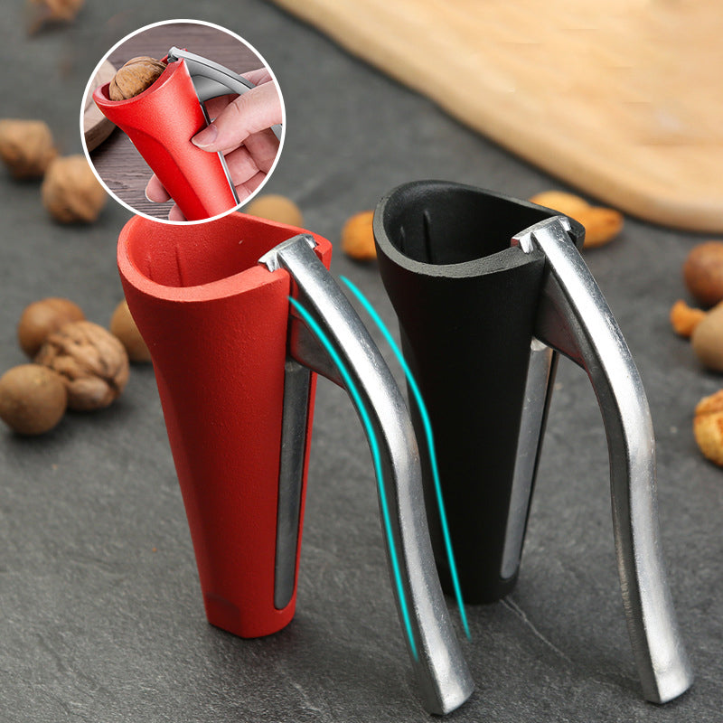Premium Nøtteknekker i Aluminium - Ergonomisk Design for Enkel Åpning av Nøtter