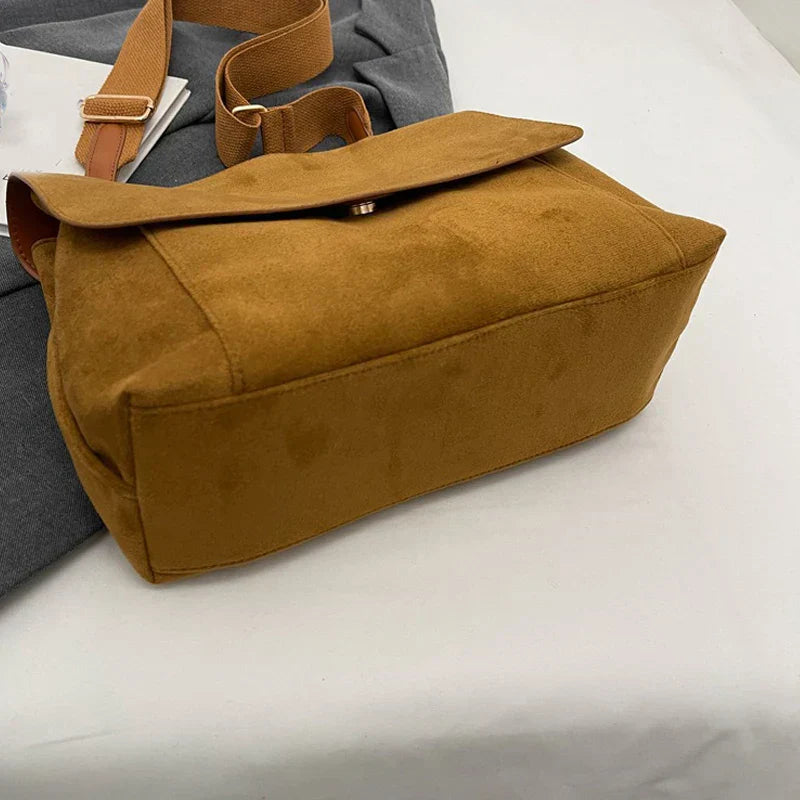 Erna™ - Vintage Wildleder Crossbody-veske