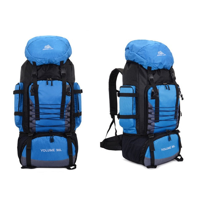 Fjellsekk 90 Liter - Lettvektig og Romslig Tursekk for Ekspedisjoner