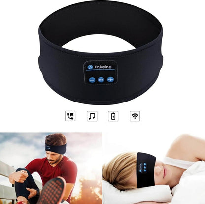 Trådløst Bluetooth-hodebånd og sove hodetelefoner Bluetooth-pannebånd Headband